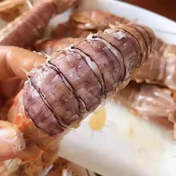 虾姑 虾爬子熟冻盒装 优质冷冻海产 新鲜食用8~12/kg