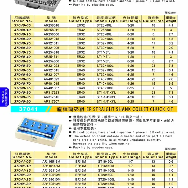供应米其林精密工具代理数控刀柄 筒夹柄 ST32*100L 加长直杆筒夹组
