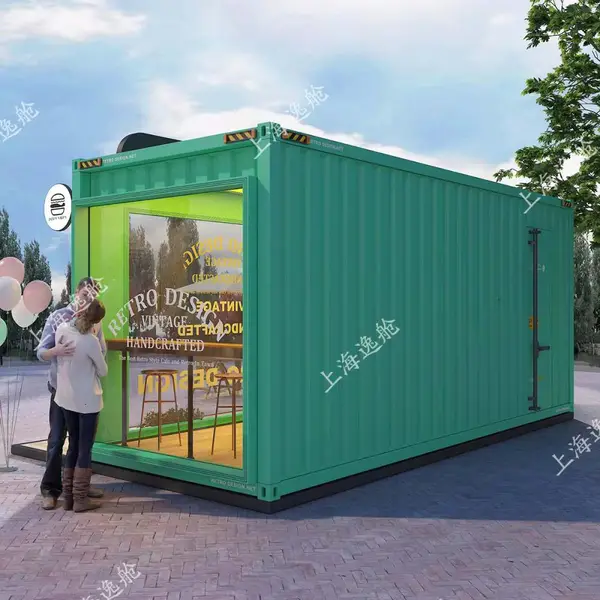 定制创意集装箱房移动房屋办公室活动板房网红咖啡屋奶茶店