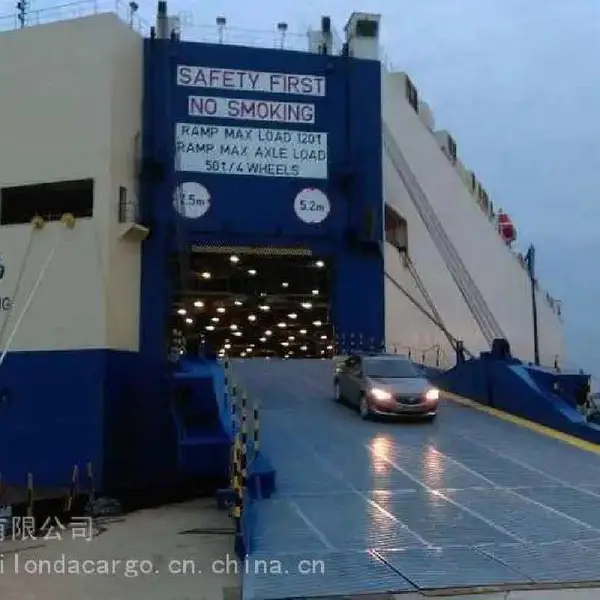 Oranjestad奥拉涅斯塔德阿鲁巴滚装船或RORO船国际海运运输服务