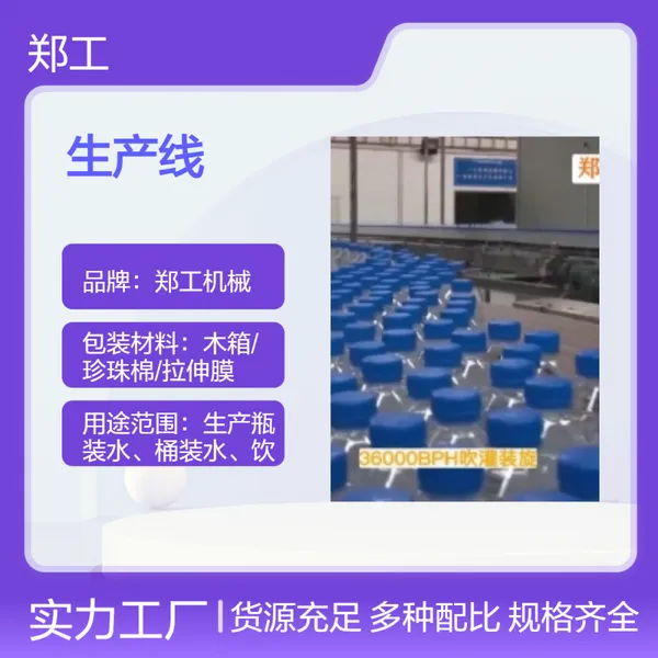 郑工机械Z20型瓶装水生产线 24000BPH产能 工业级自动化设备