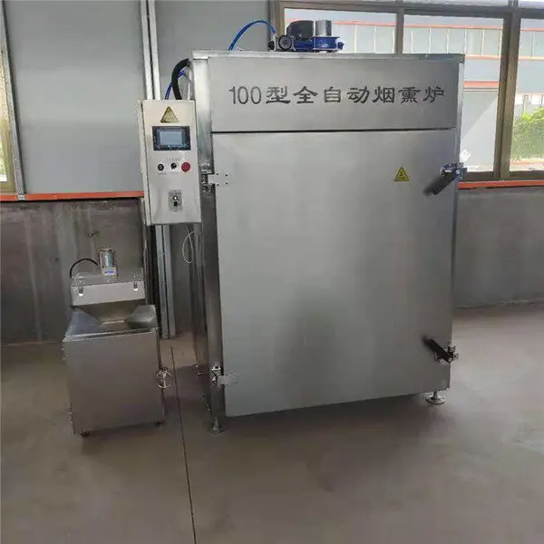 景翔牌 鲅鱼烟熏箱 100型鸡胗烟熏机 大型猪尾巴烟熏炉