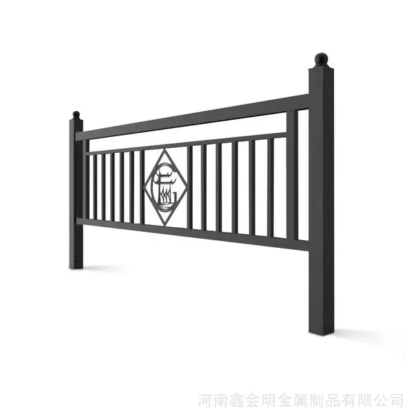 新乡城市交通中央隔离护栏市政道路护栏锌钢道路护栏