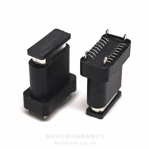 TYPE C防水母座 16PIN立式贴片 180度SMT 防水16P立贴 多种高度 IPX7