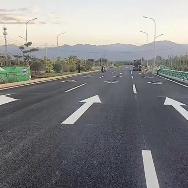 南京道路交通标线-栖霞区标龙道路划线