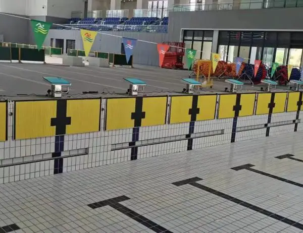 供应游泳比赛电子触摸板 游泳电子发令系统 游泳计时计分系统