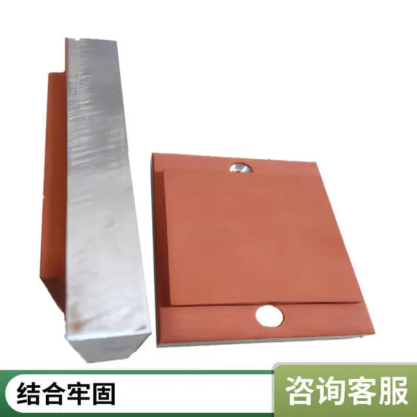 防护压片 定做一铝一胶 定制一面金属一面软胶夹具垫结合牢固