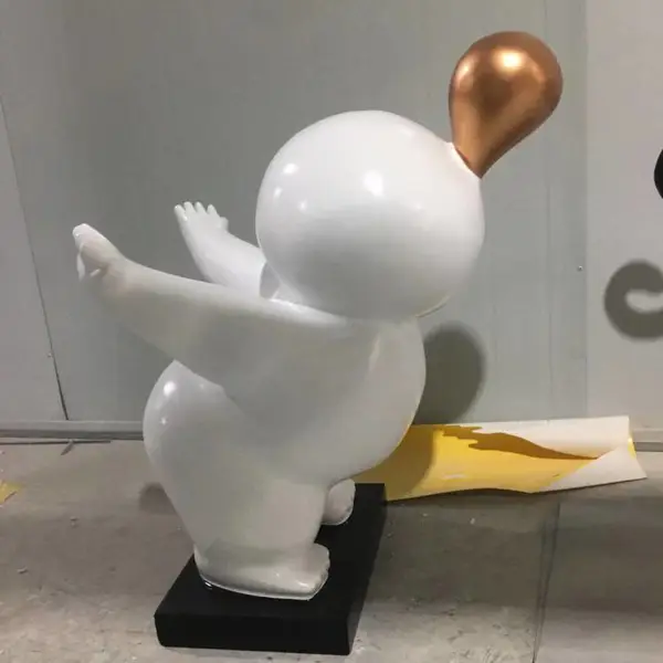 简约人物雕塑 树脂工艺品 玻璃钢制作厂家