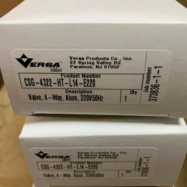 供应 Versa 电磁阀 CSG-4322-HT-L14-E220