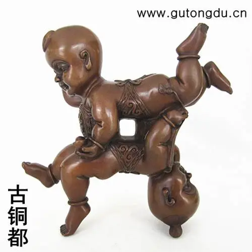 青铜故里 黄石礼品纪念品 武汉特色纪念品 铜工艺品品牌 铜艺品 结婚庆典礼品 铜像 紫铜四喜娃娃