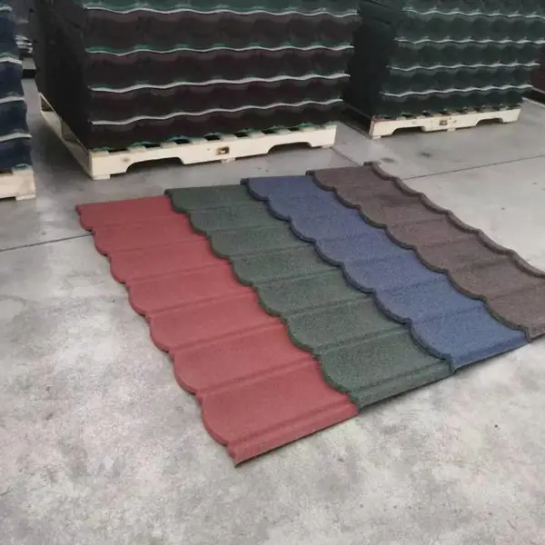 盐城屋面材料金属彩石瓦