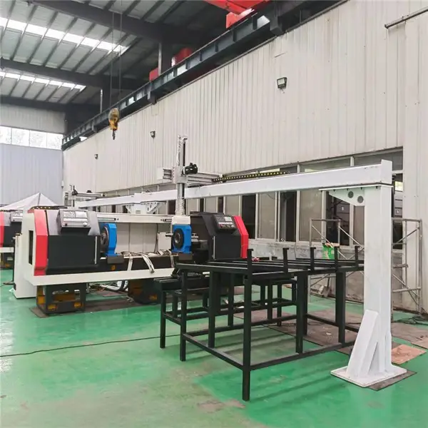 物流输送滚筒双头数控车床 桁架自动上下料数控加工机床