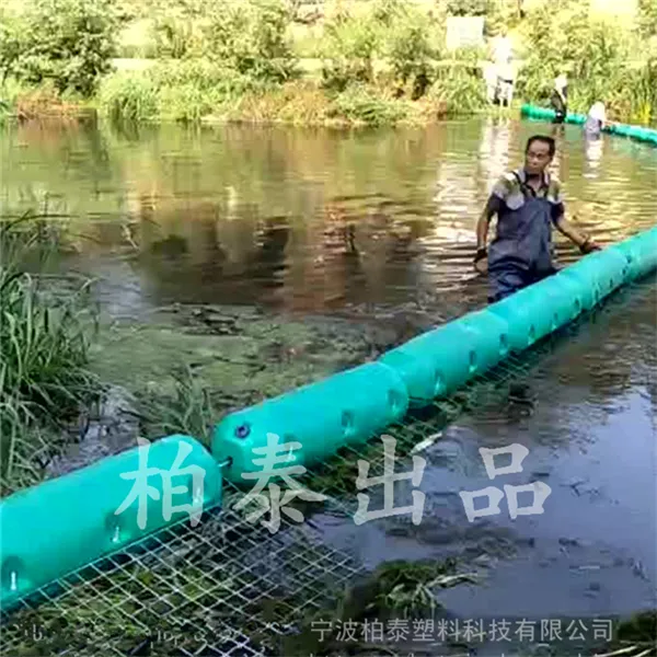 河道水库水电站拦污浮筒,滚塑塑料拦污浮筒厂家直售