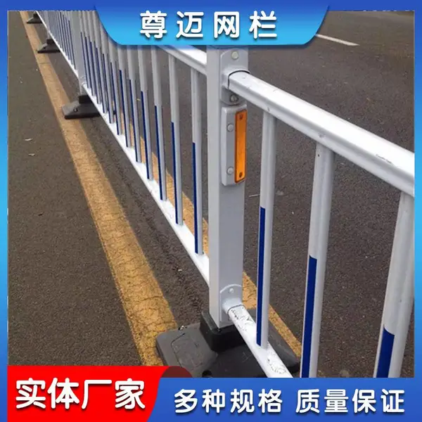 市政道路护栏 市政防护栏 尊迈生产人行道防护围栏