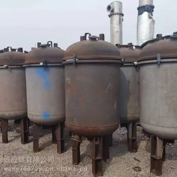 公司***二手搪瓷储罐 不锈钢储罐 不锈钢搅拌罐 不锈钢沉淀罐