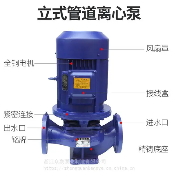 ��ʽ�������ı� ˮ�ó� �����ܵ��� ISG100-250B 30KW ����� ��Ȫ��ҵ