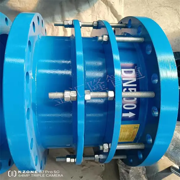 DN100双法兰限位伸缩器 304不锈钢管道伸缩器尺寸