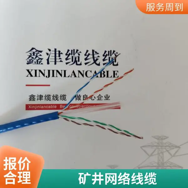 津缆线缆MHSYV-5矿用网线4x2x0.5矿井通讯网线 阻燃 传感器信号传输
