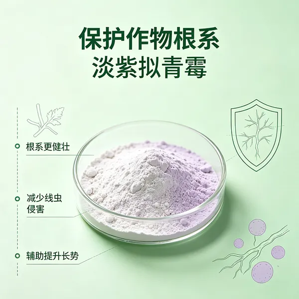 淡紫拟青霉菌微生物菌剂全水溶冲施灌根专克根结线虫抗重插孢子粉