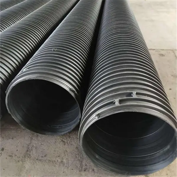 hdpe塑钢缠绕排水管厂家 DN800江西价格连接卡箍复合管道