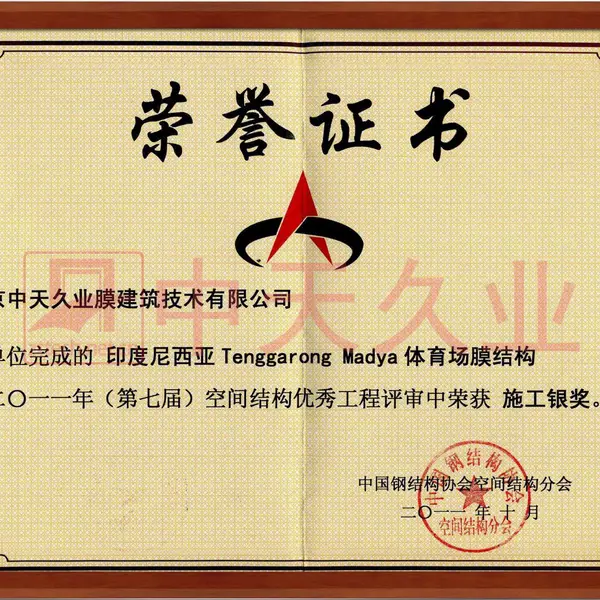 印尼体育场膜结构银奖