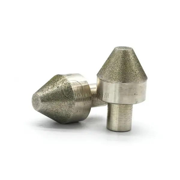 东莞订制60度SDC钻石磨棒 蘑菇头金钢石带柄砂轮倒角30mm