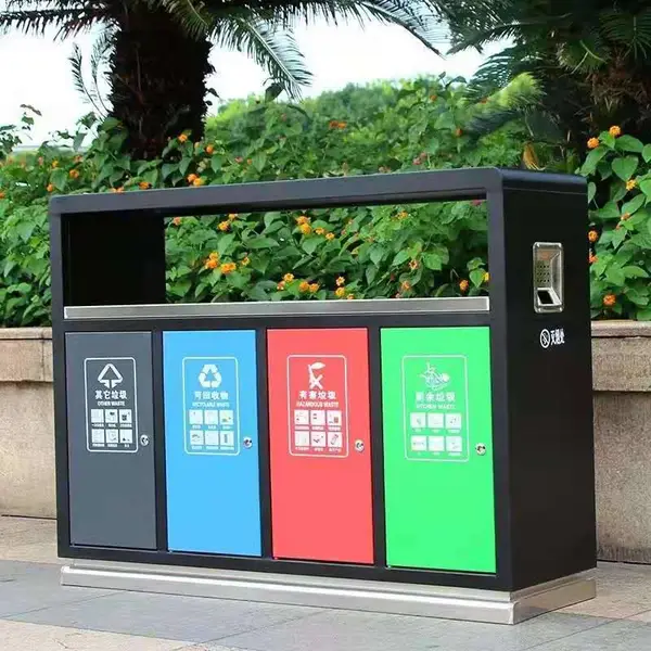 济宁垃圾桶、济宁敞口式垃圾桶、济宁感应式垃圾桶