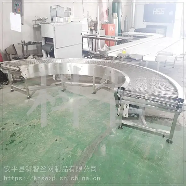 螺旋网转弯输送机,隔板挡边板式输送线,链条网带传送机