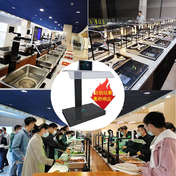【全国联保】智慧食堂自动结算秒收银智能称重结算扫码秤 工厂直营