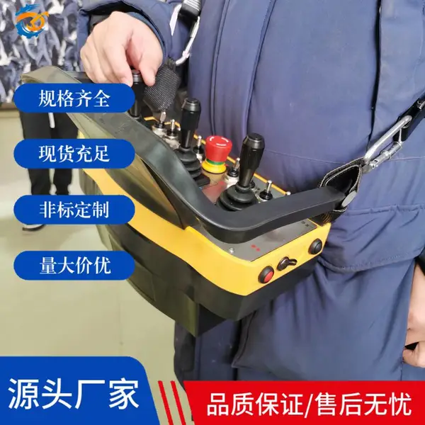 挖掘机腰挂式无线遥控器 矿用小勾机车载式遥控装置