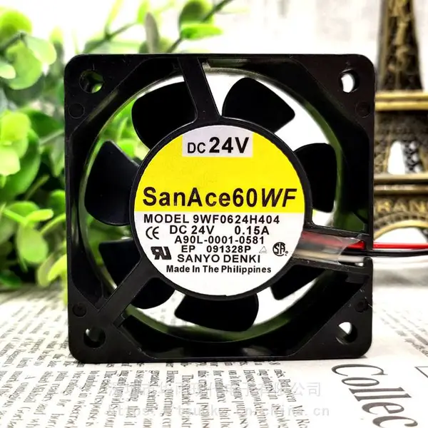 9WF0624H404 6025 24v 0.15A 发那科数控机床散热风扇 Sanyo/三洋