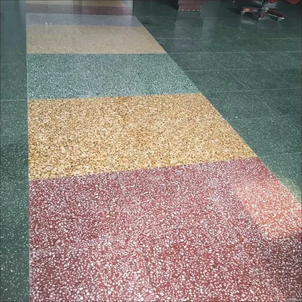 耐磨磨石地坪铺装 洁净易洁省心运维，地坪工程专业施工