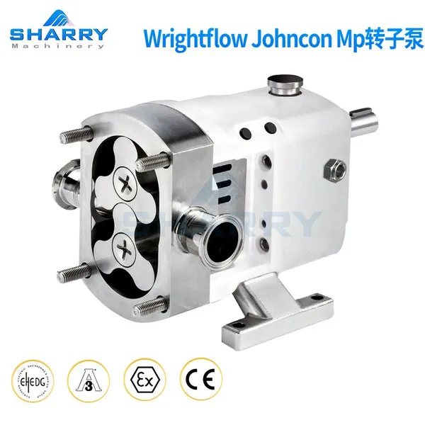 供应IDEXwrightflowJOHNSON系列不锈钢凸轮转子泵 卫生级高粘度转子泵