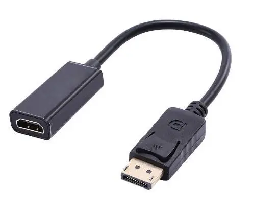 DP 1.2 M TO HDMI 1.4 F ת���� ֧��3DӰ�� ���Ҷ��� ��ɫ