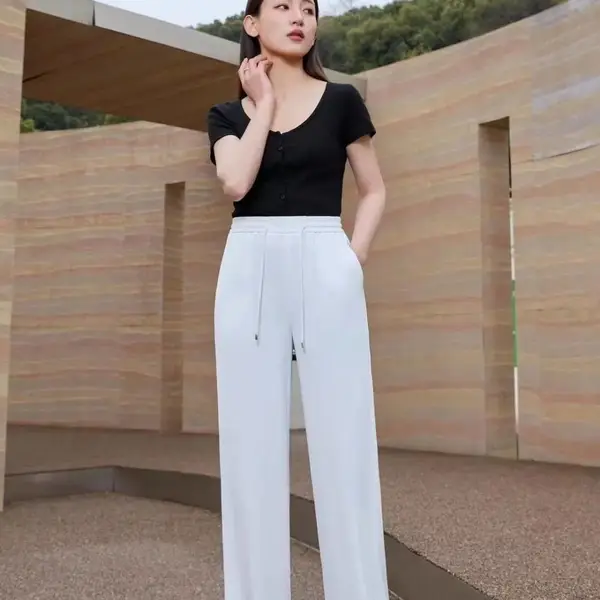 品牌商务休闲女裤玉立佳人夏季商场撤柜折扣女装便宜货源