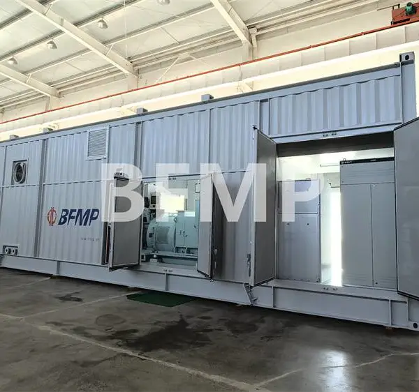 2MW重油集装箱式发电机组可用于8-50MW矩阵式重油电站