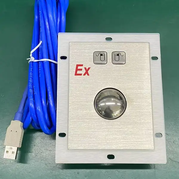 防爆配电箱控制柜不锈钢键盘轨迹球鼠标Ex701