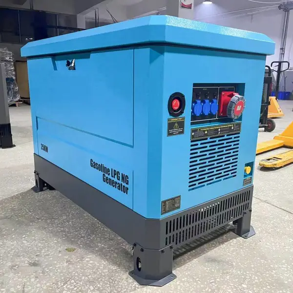 20KW 三相 400V 低噪音天然气发电机组 工业备用静音燃气电源