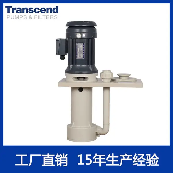 厂家直销Transcend CSH型可空转耐腐蚀立式泵pcb蚀刻立式泵 pp塑料耐酸碱槽内立式泵