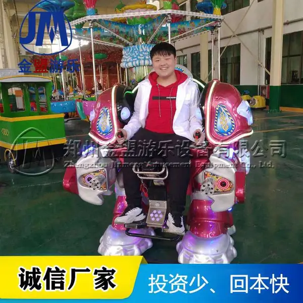 能坐人机器人玩具 广场游乐设施机器人