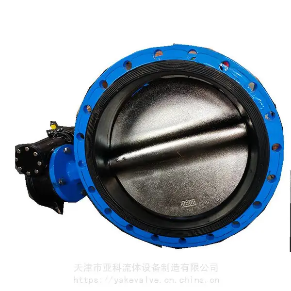 铸铁双法兰手动软密封蝶阀,D341X-16Q