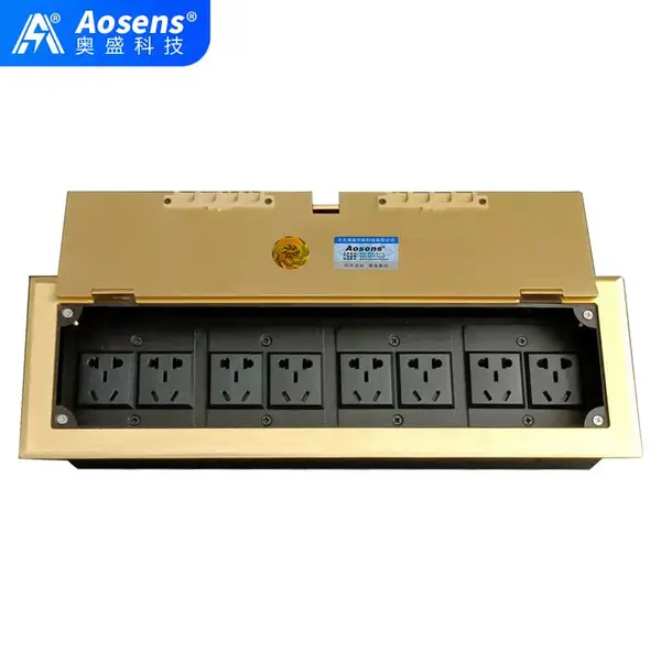 Aosens奥盛 AS-DK-4201T-CX 开启式地插 信息插 电源插座 空架