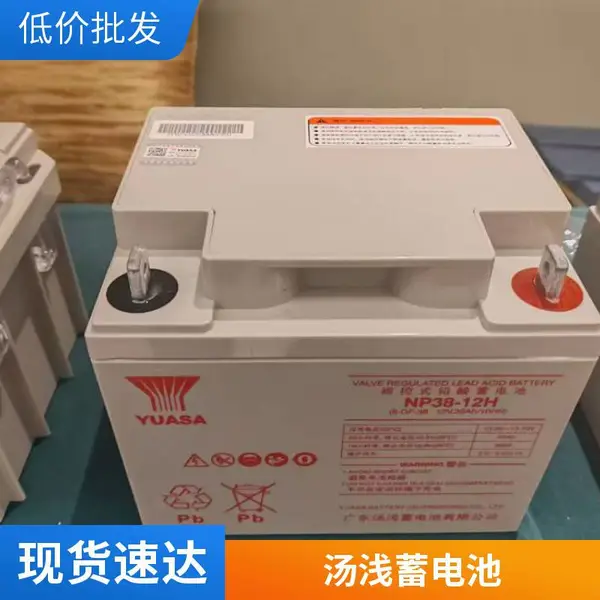YUASA汤浅蓄电池NP38-12免维护12V38AH船舶铁路消防应急UPS电瓶