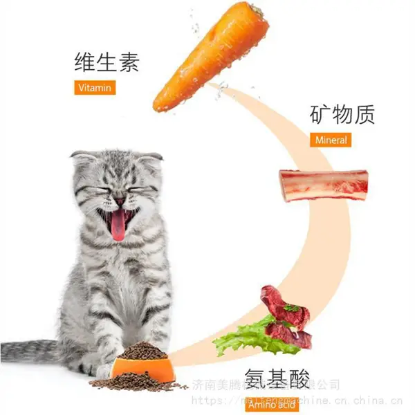 喵友膨化猫主粮设备 增肥发腮猫粮颗粒膨化机