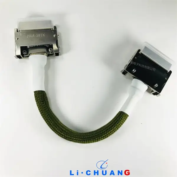 骊创电子定制线缆 J14A-38TK J14A-38TK-150MM绿棉