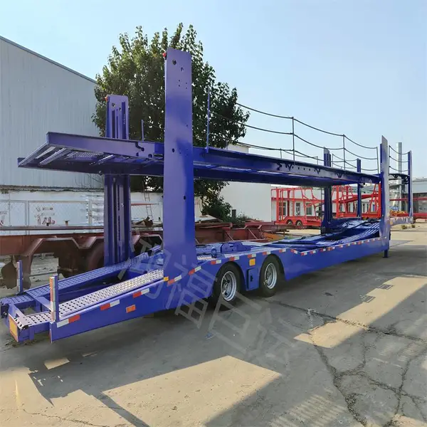 轿运车 出口半挂车贸易 霍尔果斯出口轿运车 轿车运输半挂车