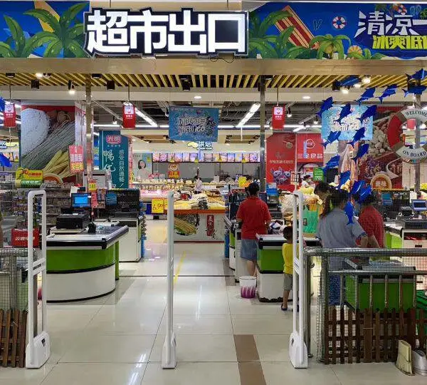 烟酒专卖店防盗器安装 超市烟酒防盗 生鲜超市防盗报警磁门 超市防盗磁贴 超市防盗磁扣取钉器