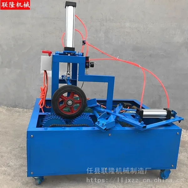 废旧轮胎切割机双面轮胎割胎机生产厂家联隆LL-825型