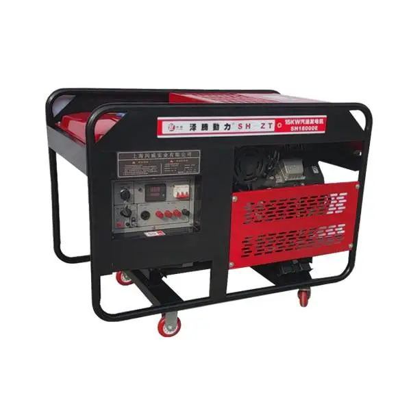 泽腾15kw汽油发电机 SH18000E 油田专用