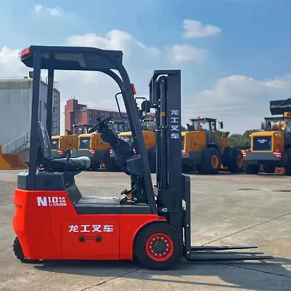 龙工电动叉车0.8吨1吨楼梯叉车 窄道小型叉车环保电动堆高车